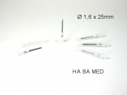 Einmal- Kanülen Ø 1,6 x 25mm, Veterinärkanülen, 100 St. steril