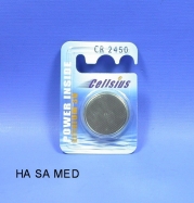 Lithium- Knopfzelle, Lithium- Batterie, 3 Volt, CR 2450