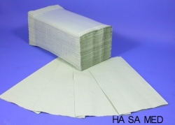 Papier- Falthandtücher, grün, 1-lagig, 5000 Blatt je Karton