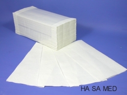 Papier- Falthandtücher, weiß, 2-lagig, 4050 Blatt je Karton